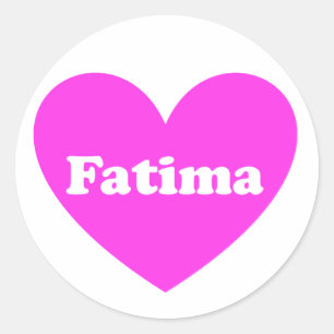Fatima Classic Round Sticker