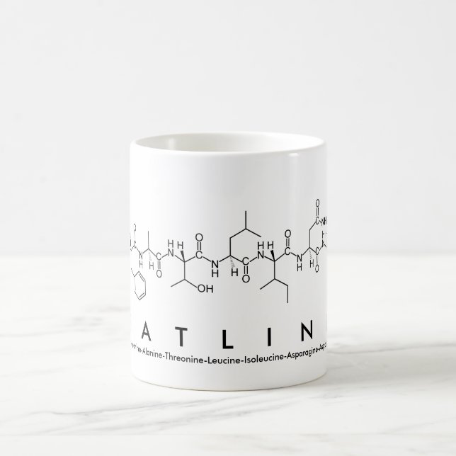 Fatlind peptide name mug (Center)