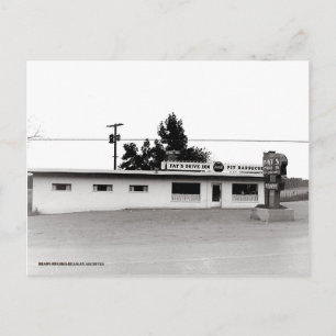 Fat's Drive-In Postcard