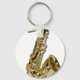 FatSaxophone040311 Key Ring