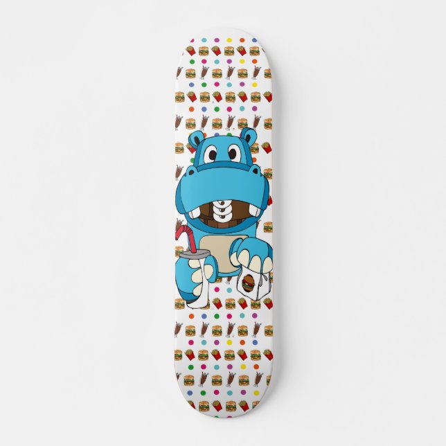 Fatso The Hippo Skateboard (Front)