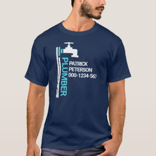 Faucet Pipe Line Plumbing T-Shirt