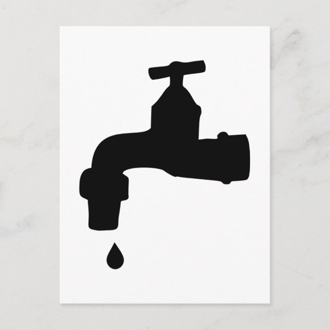 Faucet Postcard (Front)