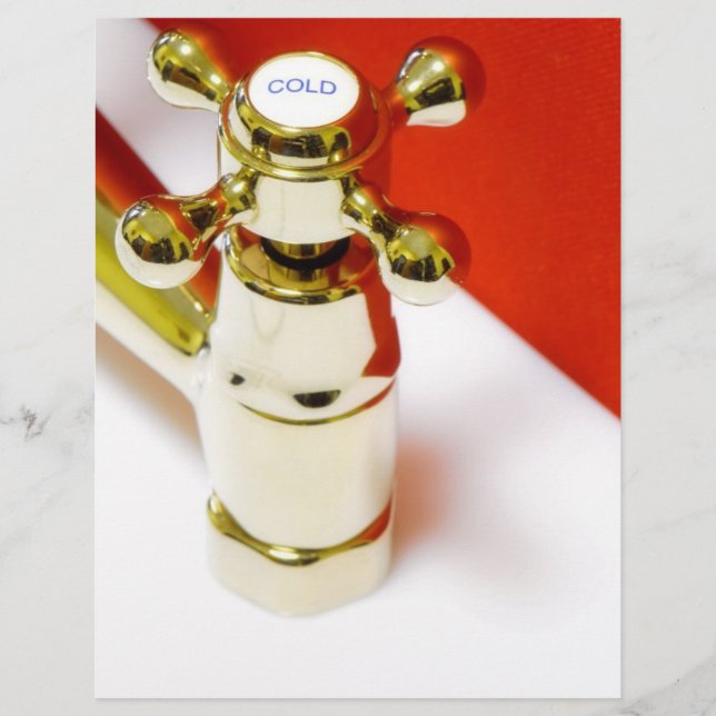 Faucet's cross handle flyer (Front)
