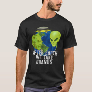 Fauci Alien UFO Outer Space Funny Conservative Ant T-Shirt
