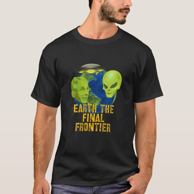 Fauci Alien UFO Outer Space Funny Conservative Ant T-Shirt (Front)