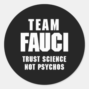 Fauci Anti Trump Dr Anthony Fauci 2028  Classic Round Sticker