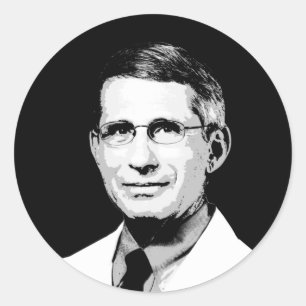 FAUCI CLASSIC ROUND STICKER