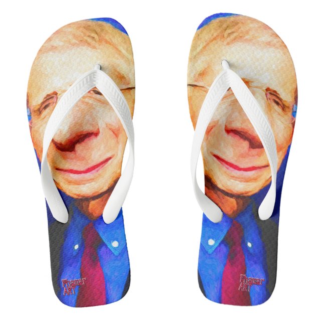 Fauci Flip Flops (Footbed)