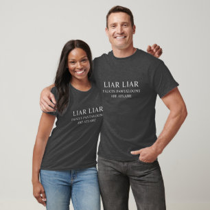 Fauci Lied liar liar unisex funny political T-Shirt