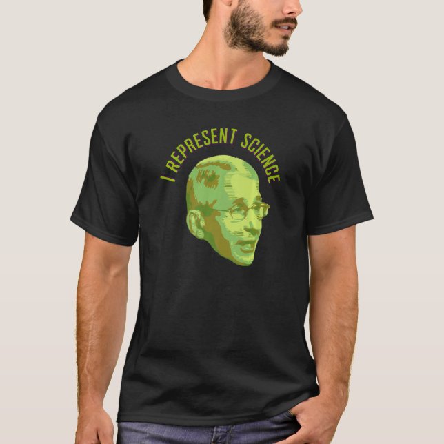 Fauci Science Wizard Anti Liberal Mask Mandate Fau T-Shirt (Front)