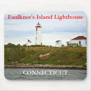 Faulkner's Island Lighthouse, Connecticut Mousepad