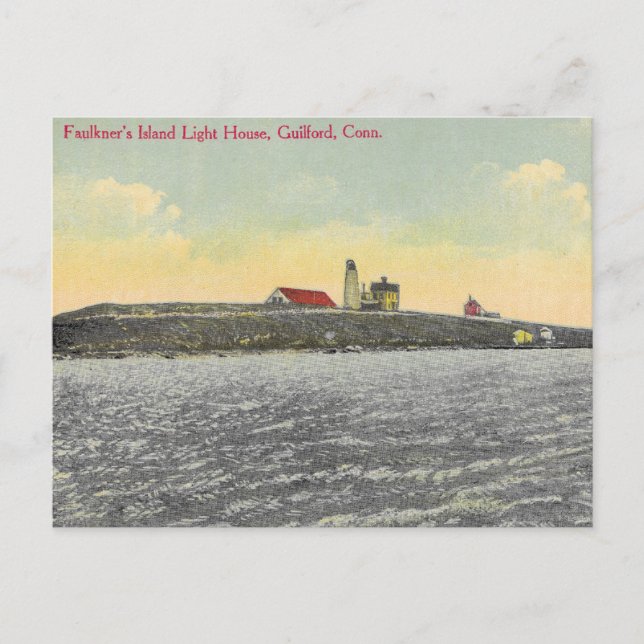 Faulkner's Island Vintage Post Card (Front)
