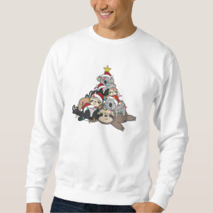 Fault Koala Skunk Christmas Tree Christmas Sweatshirt