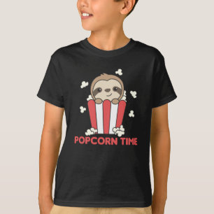 Fault Popcorn Time Funny Animals In Essen T-Shirt