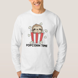 Fault Popcorn Time Funny Animals In Essen T-Shirt