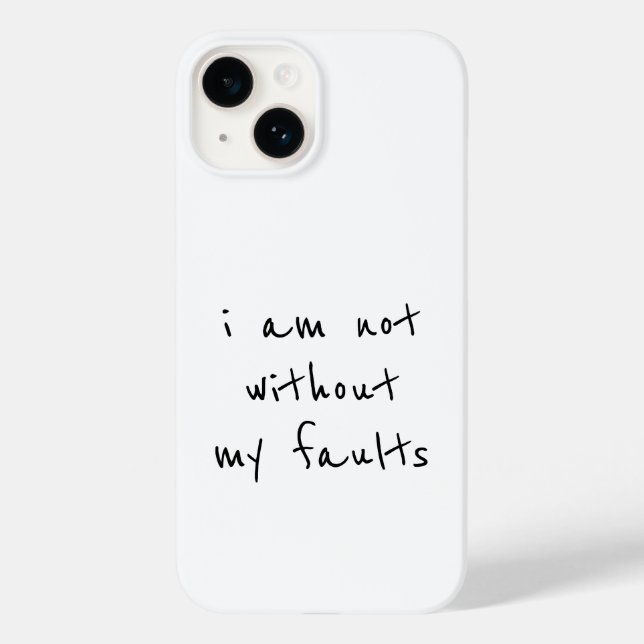 Faults iPhone Case (Back)