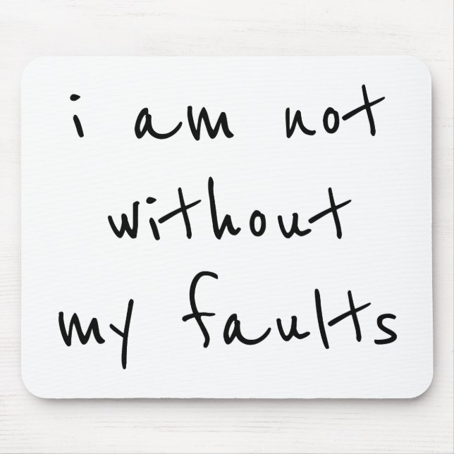 Faults Mouse Pad (Front)