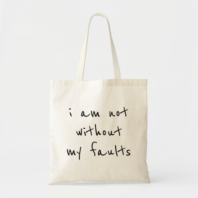 Faults Tote Bag (Front)