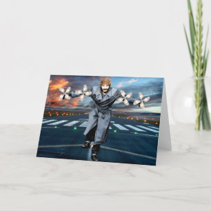 Faulty Landing Gear Greeting Card