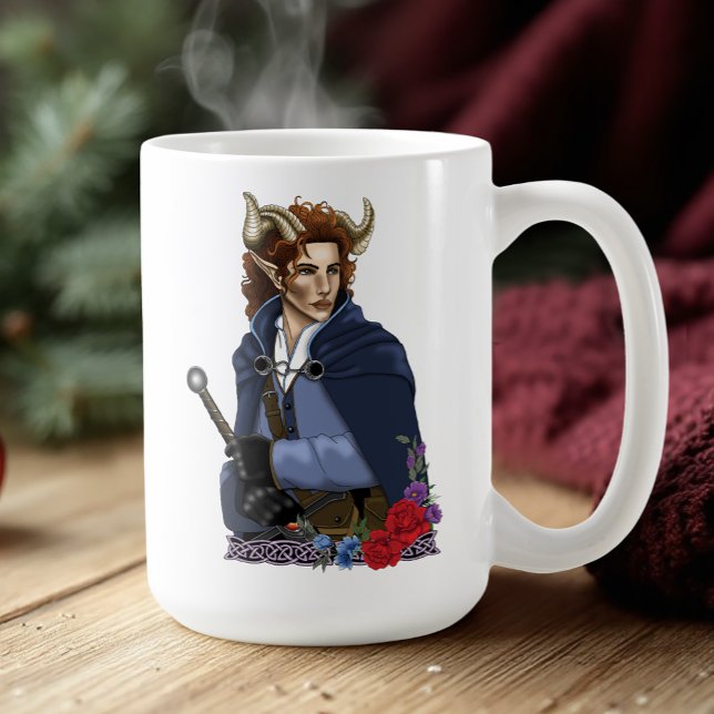 Faun Horned Fae Fantasy  Coffee Mug (Creator Uploaded)