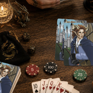 Faun Horned Fae Fantasy Playing Cards