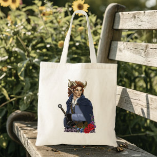 Faun Horned Fae Fantasy Tote Bag