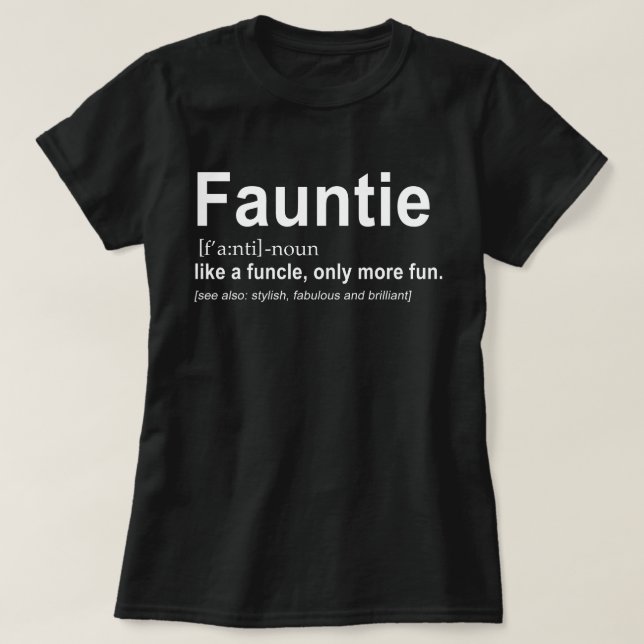 fauntie T-Shirt (Design Front)