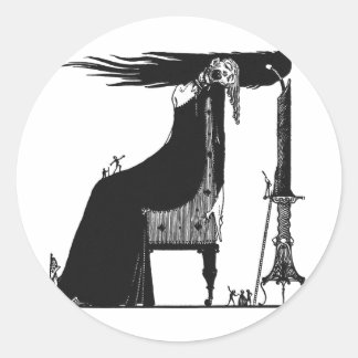 Faust 003 classic round sticker