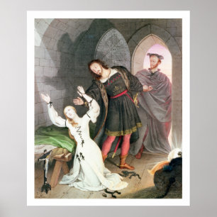 Faust, 1828 (ink and w/c) poster
