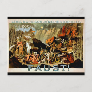 Faust 1887 - Postcard