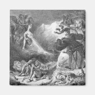 Faust and Mephistopheles at the Witches' Magnet