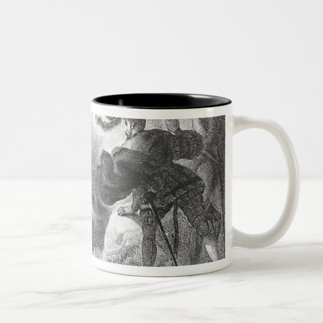 Faust and Mephistopheles at the Witches' Two-Tone Coffee Mug (Right)