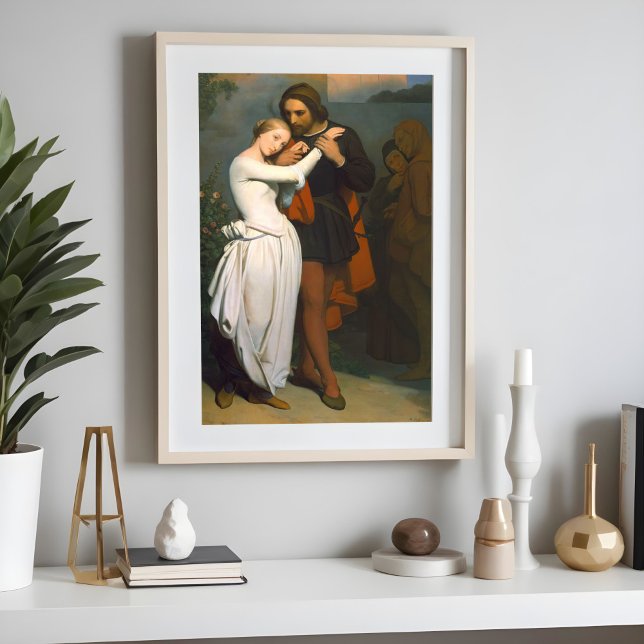Faust & Marguerite In The Garden by A. Scheffer Poster (Creator Uploaded)