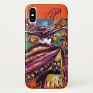FAUST / Mysterious Mask ,Tricorn and Owl Monogram iPhone X Case