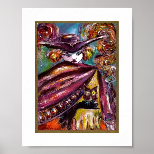 FAUST / Mysterious Mask with Tricorn and Owl Poster (Front)