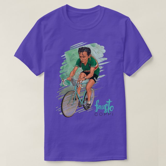 Fausto x27il Campionissimox27 Coppi T-Shirt (Design Front)