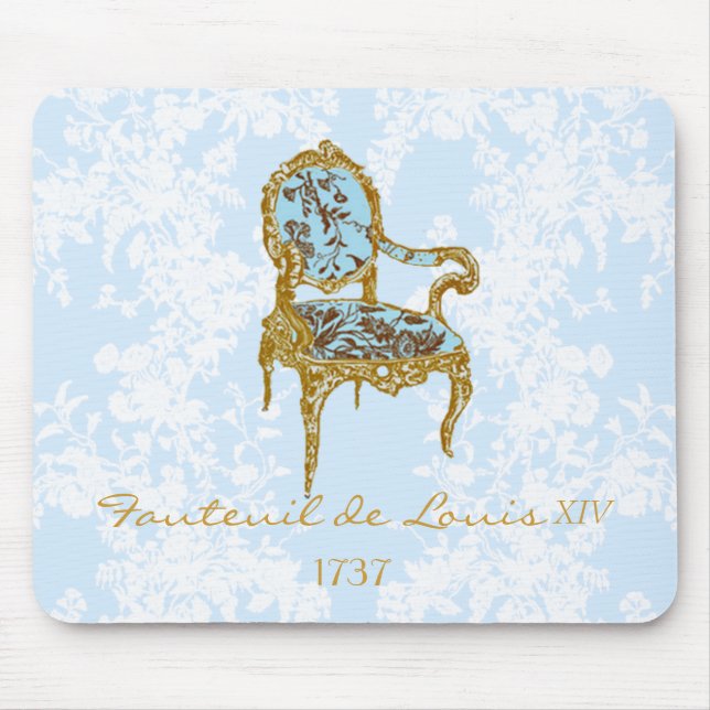 Fauteuil de Louis XVI ~French Chai... - Customised Mouse Mat (Front)
