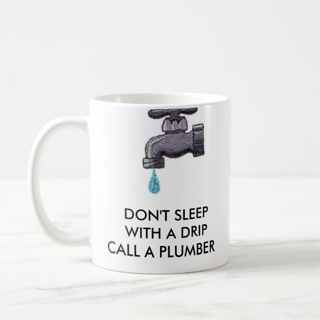 FAUUCET,   DON'T SLEEP  WITH A DRI... - Customised Coffee Mug (Left)