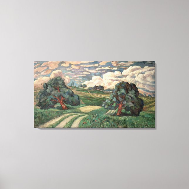 Fauve Landscape Canvas Print (Front)