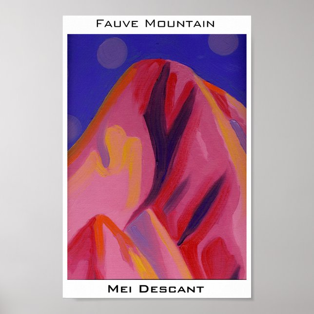 Fauve Mountain Poster (Front)