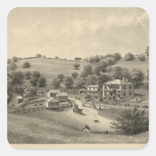 Fauver residence square sticker