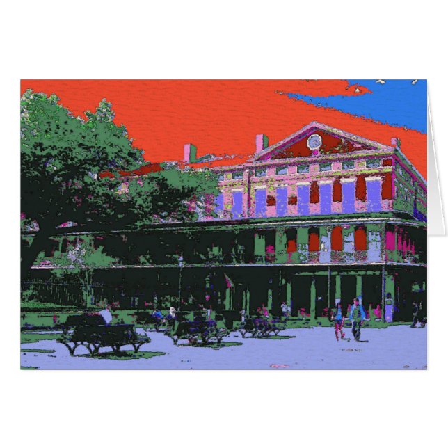 Fauvism: New Orleans Pontalba Building (Front Horizontal)