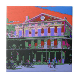 Fauvism: New Orleans Pontalba Building Tile