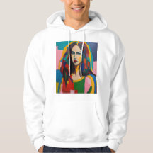 Fauvism painting of anais zanotti with her hair do
