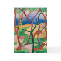 Fauvism Red Foxes Forest Retirement Party invite