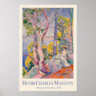 Fauvist Coastal Painting Henri Manguin Morning at Poster