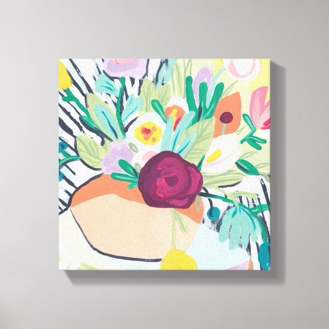 Fauvist Floral II Canvas Print (Front)