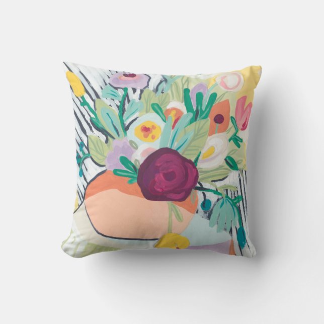 Fauvist Floral II Cushion (Front)