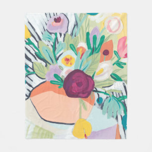 Fauvist Floral II Fleece Blanket